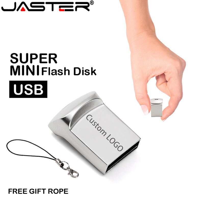 Mini USB 2.0 32GB 64GB di Capienza Reale USB Flash Drive 128GB Pendrive 16GB 8GB Pen drive U Disco di Memoria Flash del Bastone di Trasporto libero