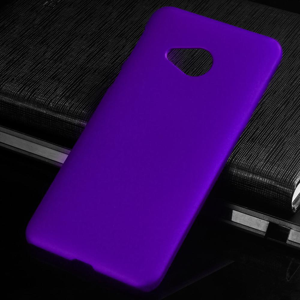 Matte Plastic Coque Cover 5.2For Htc U Play Case For Htc U Play Uplay Phone Back Coque Cover Case: Purple