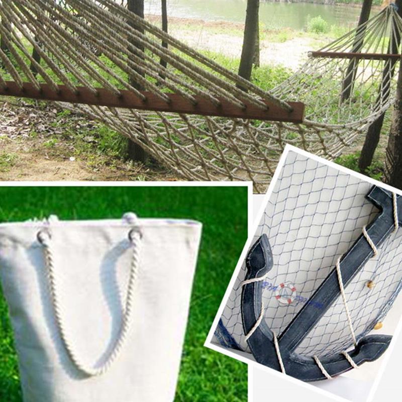 5mm 8mm 10mm 15mm Rope Cotton Thick Twisted String Cord Twisted Beige Decoration String Home Hand Craft DIY Twine Decor