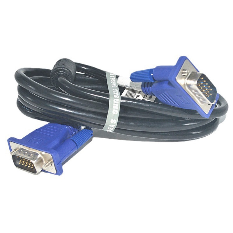 Vga 4 5 kabel männlich zu männlich hoch-Definition Computer projektor Monitor Video datenkabel mit Magnet Ring: 3m