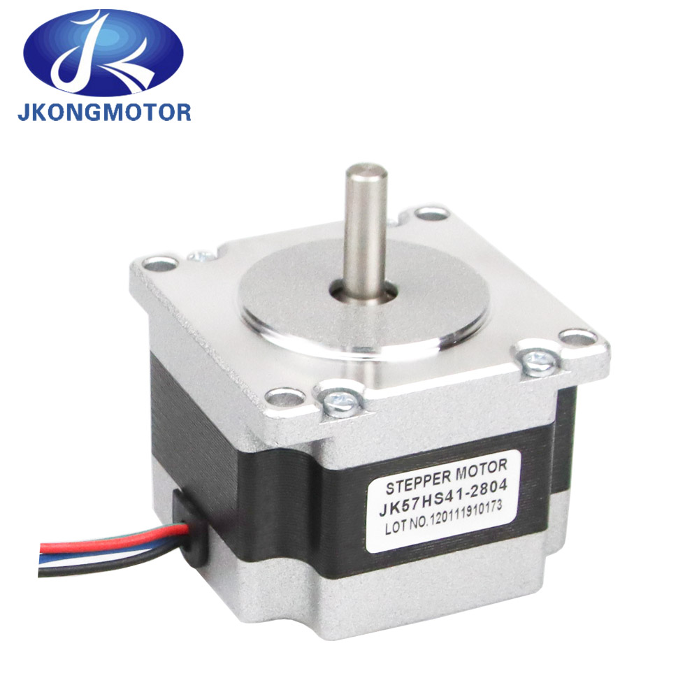 NEMA23 CNC Stepper Motor 57 x41mm 0.55N.m 4-Lead 1.8deg Nema 23 2.8A D=6.35mm Stepping Motor For CNC machine and 3D printer