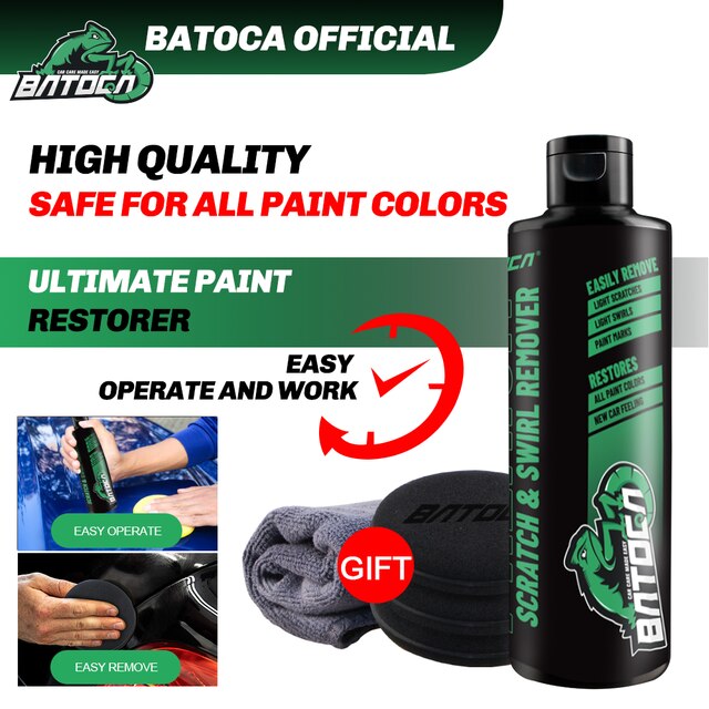 Batoca 250ml ridsefjerner bilkarosseripleje reparation polering ultimativ ridse- og hvirvelfjerner sammensat slibevoks: Fjerner  k2