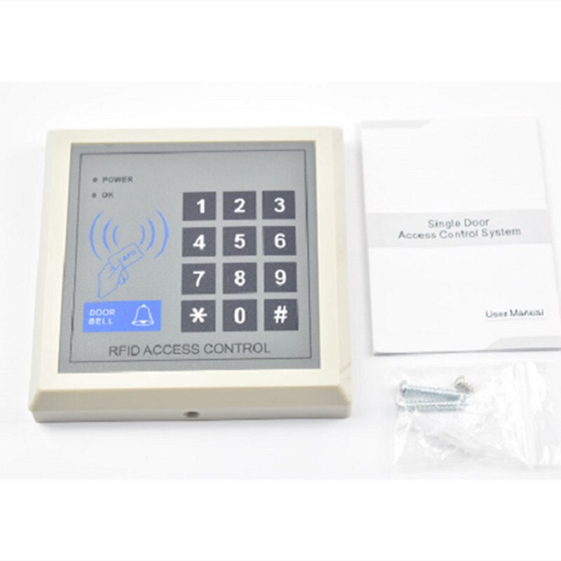 RFID Proximity Entry Door Lock Access Control System with 10 Key Fobs Home Offices Security System