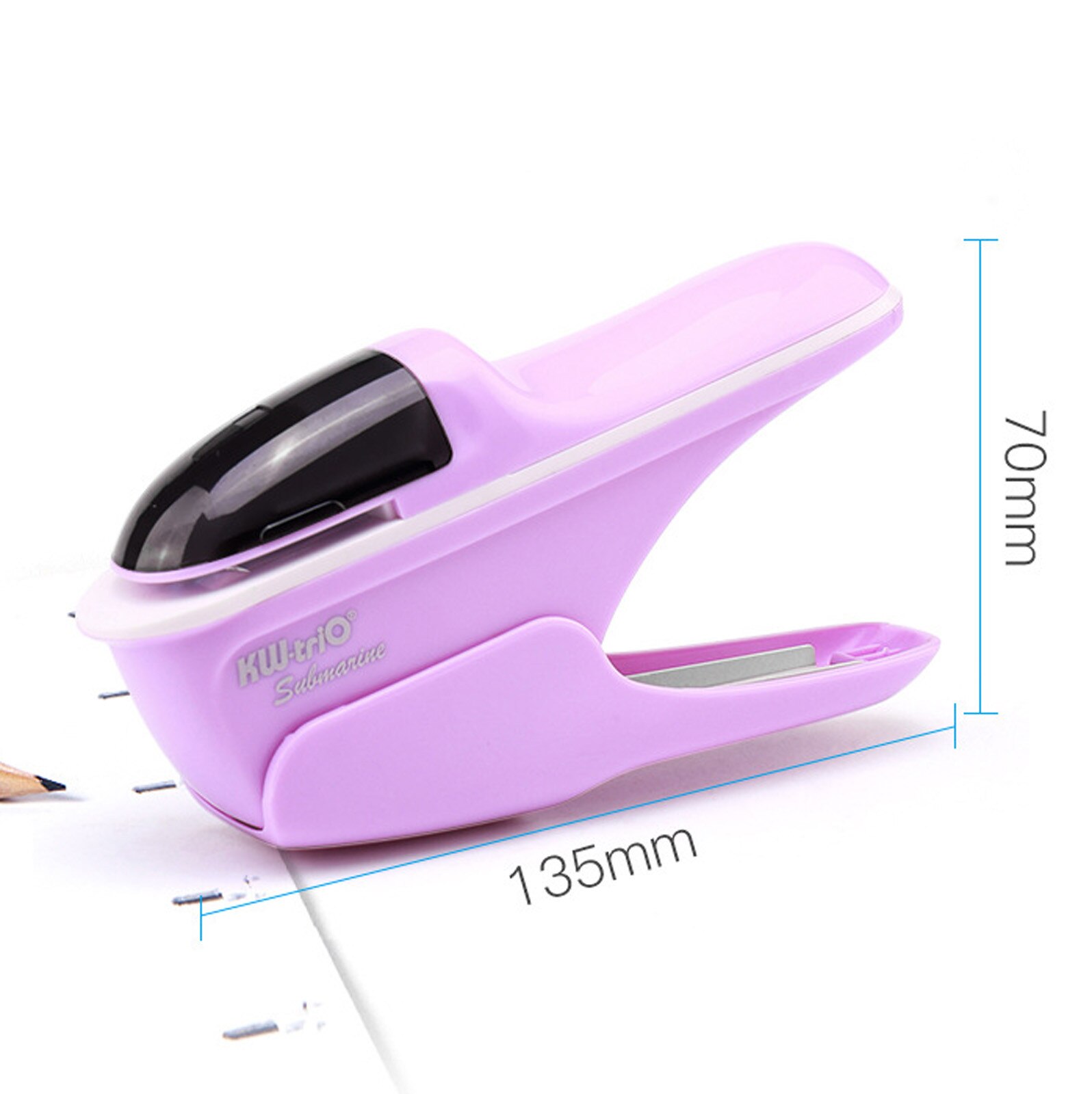 Cute Book Stapleless Non-staple Stapler Stapling Machine Stapler Paper Stapling Stapler Free Staple Needleless Stapler