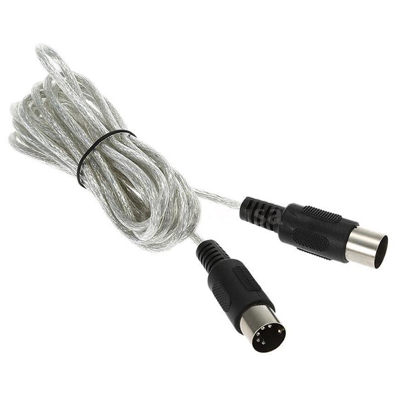 9.8FT Midi Male to Male DIN 5-Pin Music Instrument Extension Cable Connector