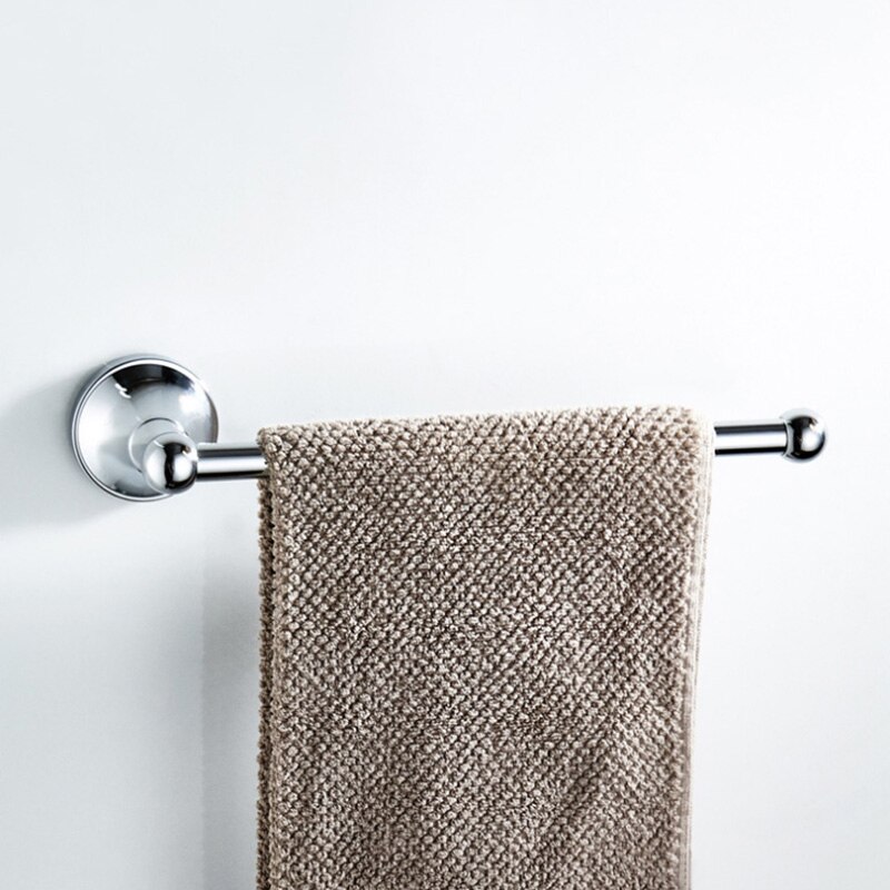 30 Cm Zwart Handdoekhouder Wall Mounted Antieke Badkamer Handdoek Ring Chroom Wit Grote Keuken Toiletpapier Houders Messing: chroom