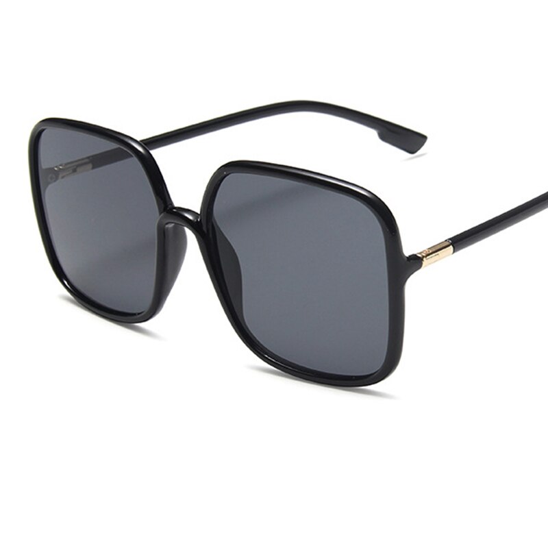 Oversized Square Glasses Women Clear Black Big Frame Retro Transparent Optical Computer Glasses Frame Eyeglasses