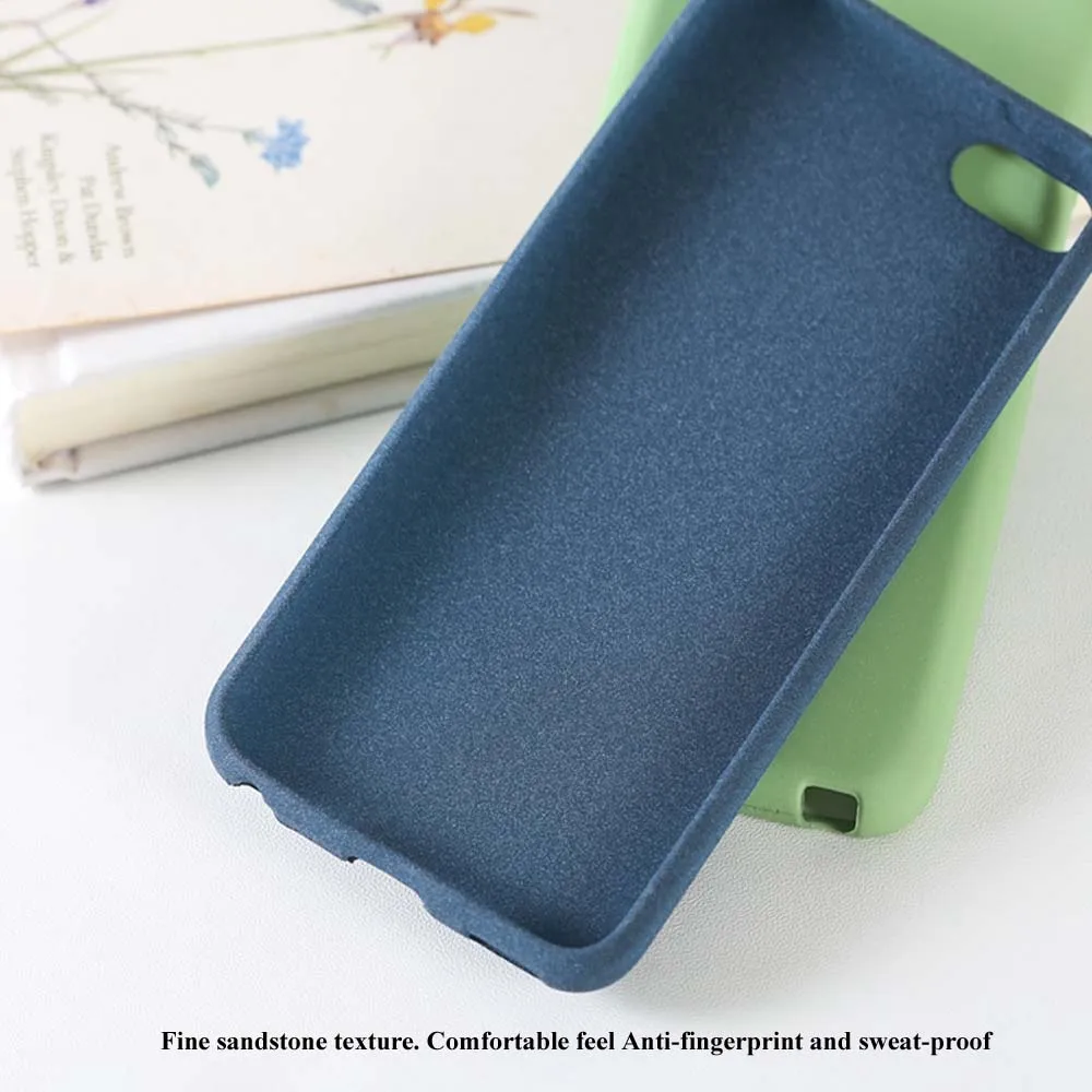 2-in-1 Soft Protective Shell Skin Case Cover for Apple iPod Touch 7 7th 6 6th 5 Tempered Glass Screen Protector