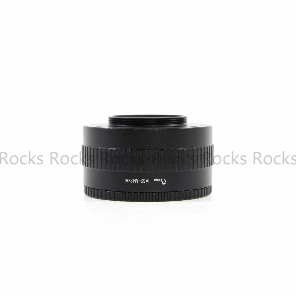 M52 Lens to M42 Camera Adjustable Focusing Helicoid Ring Adapter 36 -90mm Macro Extension Tube M52-M42