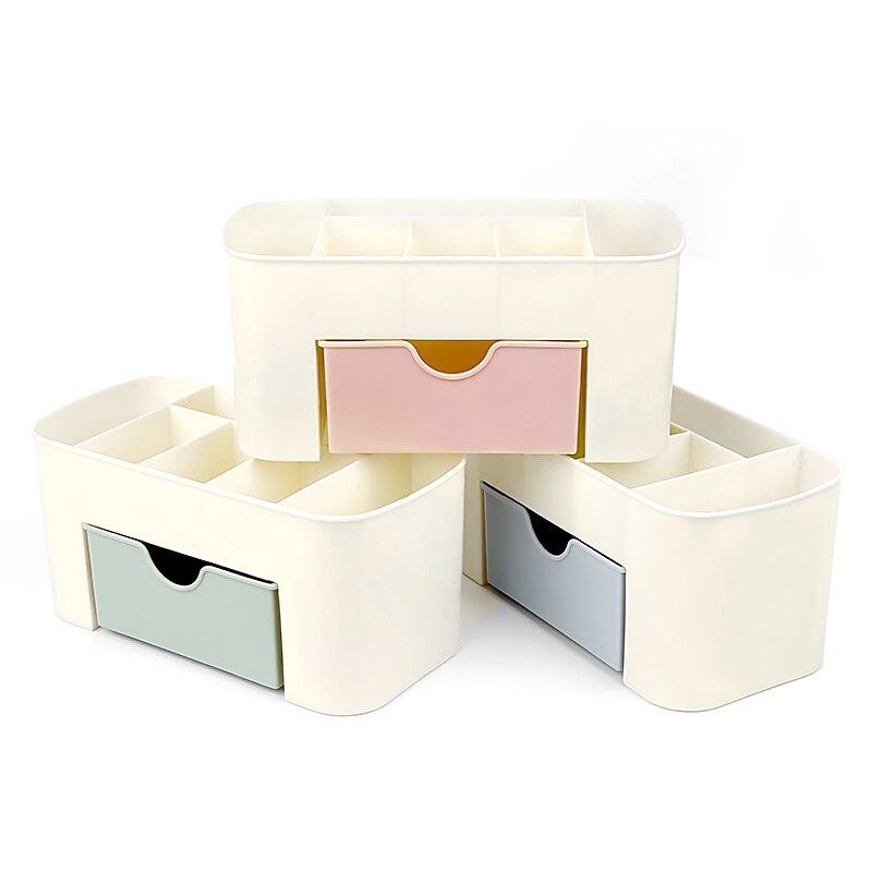 Makeup Box Large Capacity Cosmetic Storage Box Makeup Organizer Jewelry Nail Polish Storage Container Desktop Sundry Storage Box