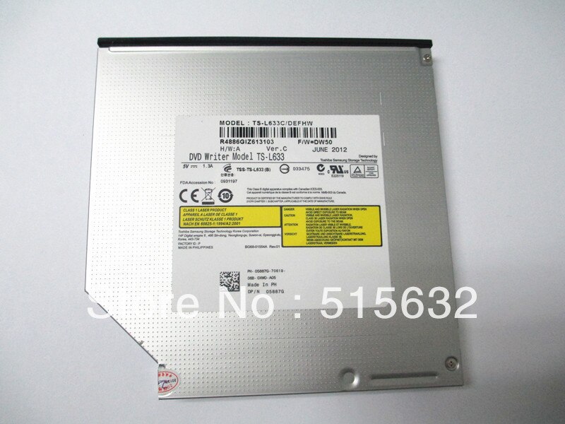 DVD + RW CD + RW Brander DVD Writer Model TS-L633 + SATA CD DVD Combo Drive Case Behuizing SCHRIJVER DRIVE VOOR PC