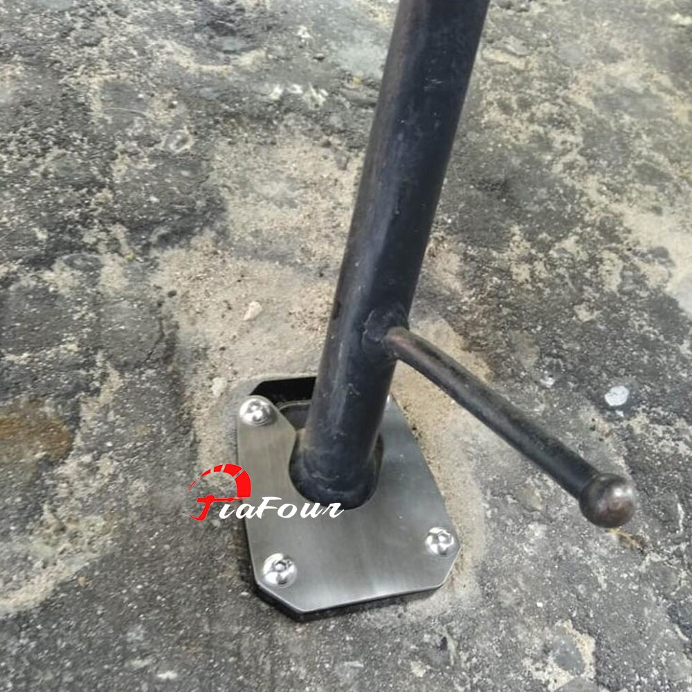 Apto para vfr 1200 x vfr1200x dct 1200 crosstourer dct 2012-2021 kickstand suporte lateral extensão ampliador almofada
