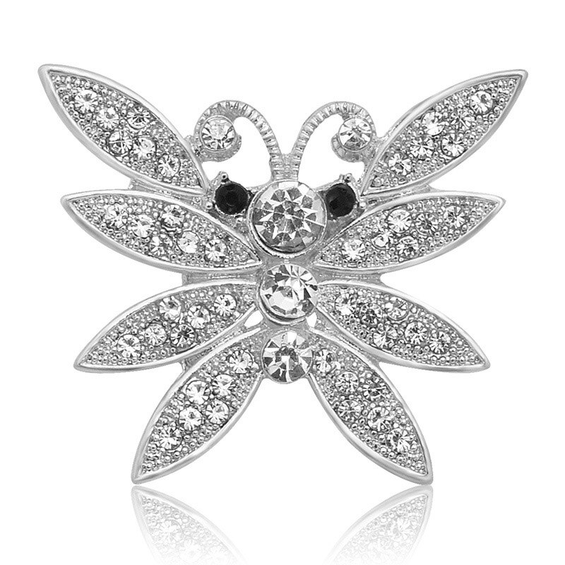 Neue silber farbe/rose goldene farbe großen stil butterlfy 30MM druckknöpfe fit DIY 18MM snap armband snap schmuck