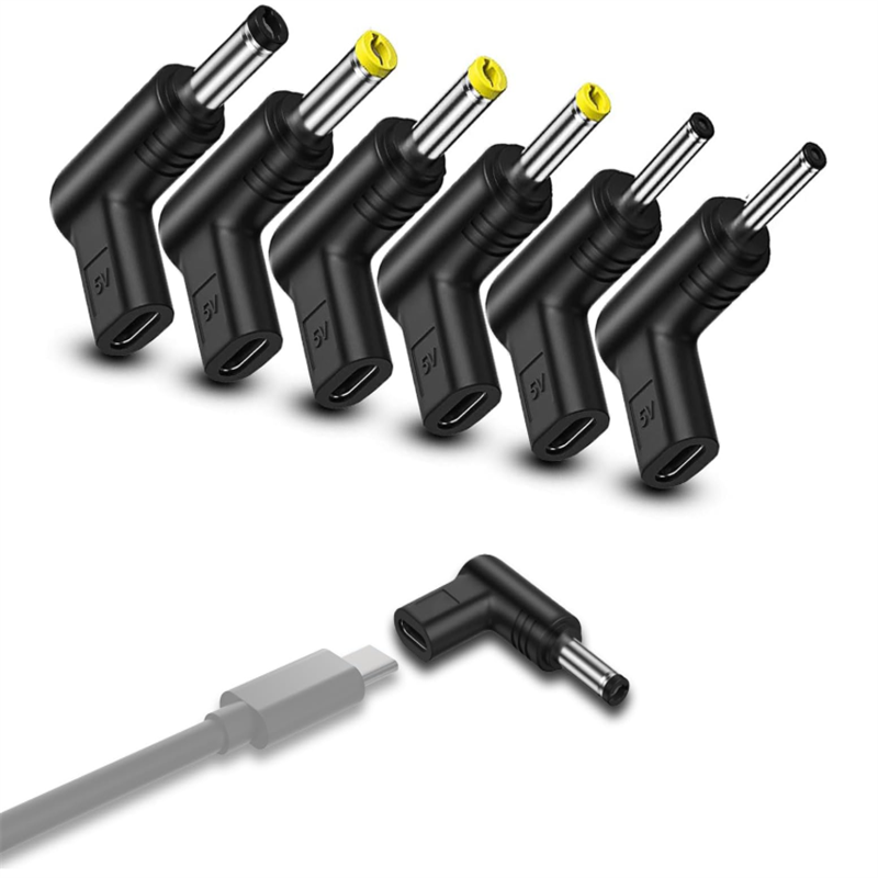 adapter USB rodzaj-C na złącze zasilania DC 5V, żeńskie USB-C na męskie złącze DC robić routera, oświetlenia doprowadziło i głośnika