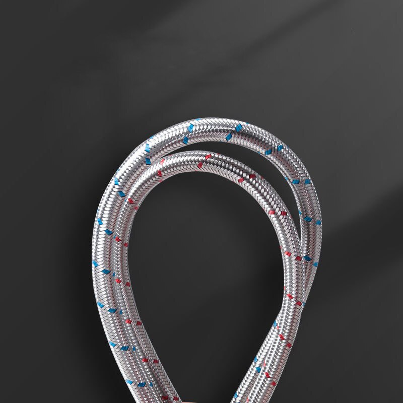 Tubos flexibles de fontanería de acero inoxidable 304, mezclador de agua y fría, mangueras de suministro de agua, accesorios de baño, 60/80cm