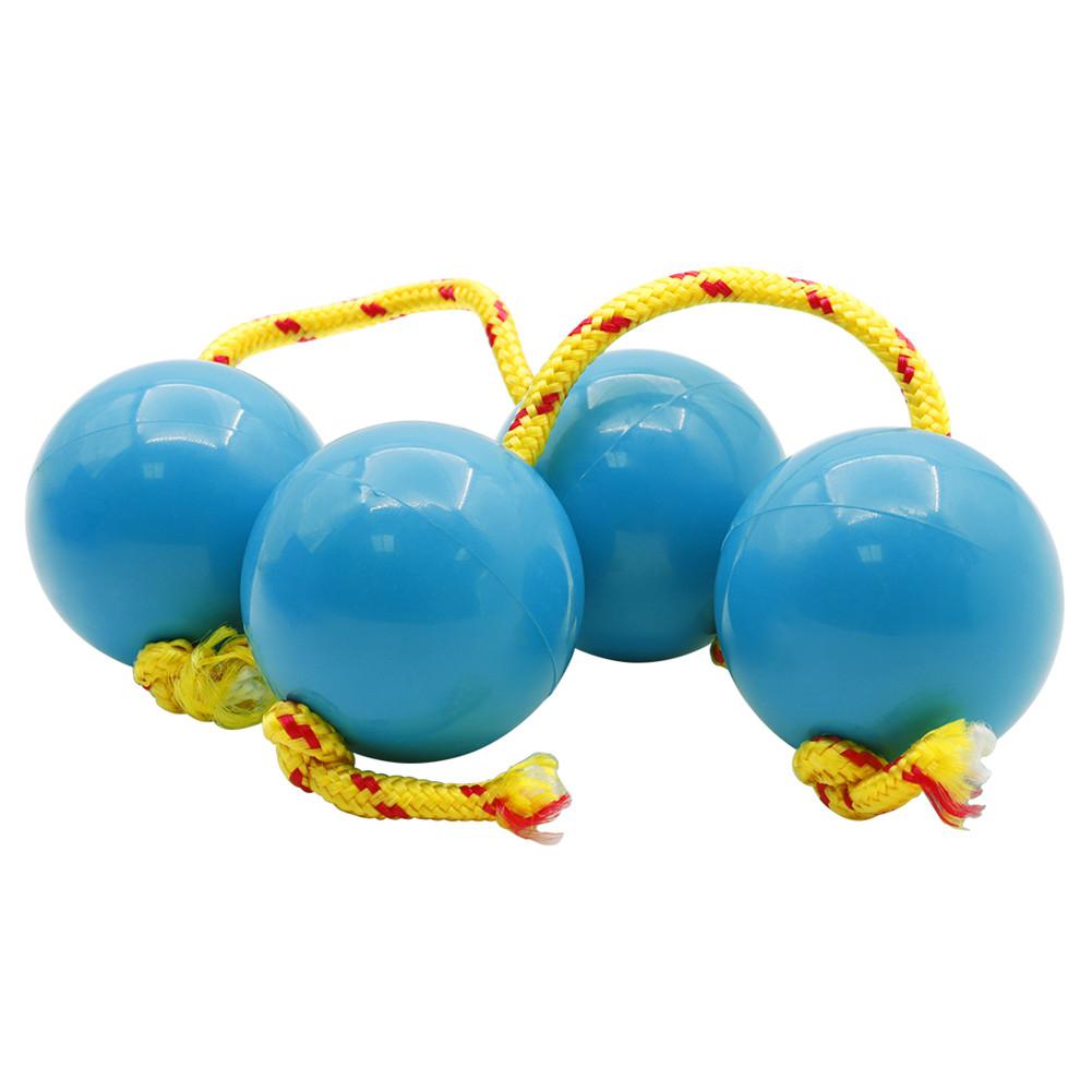 Lot De 2 Paires De Boules Rythmiques Kashaka (Aslatua) - Instrument De Percussion Shaker, PVC, 5 Cm