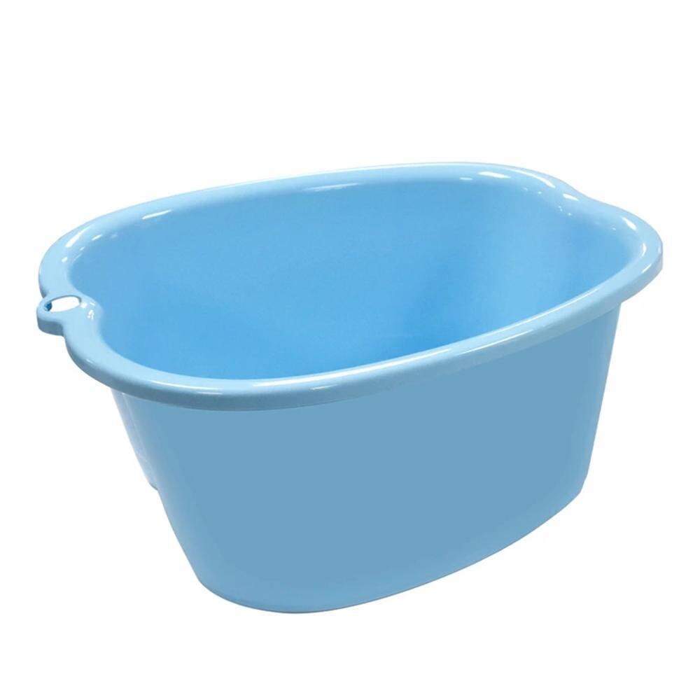 Large Foot Bath Spa Tub Basin Bucket Soak Feet Detox Pedicure Massage 3 Colors: Light Blue