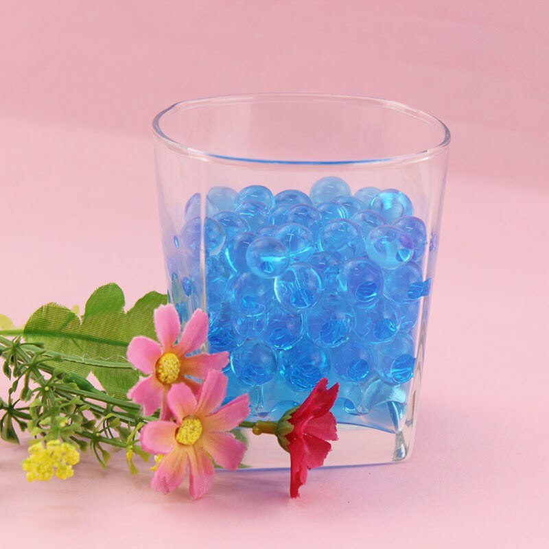 5000 sztuk/worek kulka żelowa polimer hydrożel doniczkowe krystaliczne błoto gleby krople wody wzrost magia galaretki ślub Home Decoration
