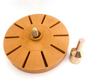 4 "viskelæder hjul bil mærkater remover med bor adapter adapter sæt vinly klistermærke i minutter vikler hjul værktøjssæt til magt og luft bore: Wl -26036-1
