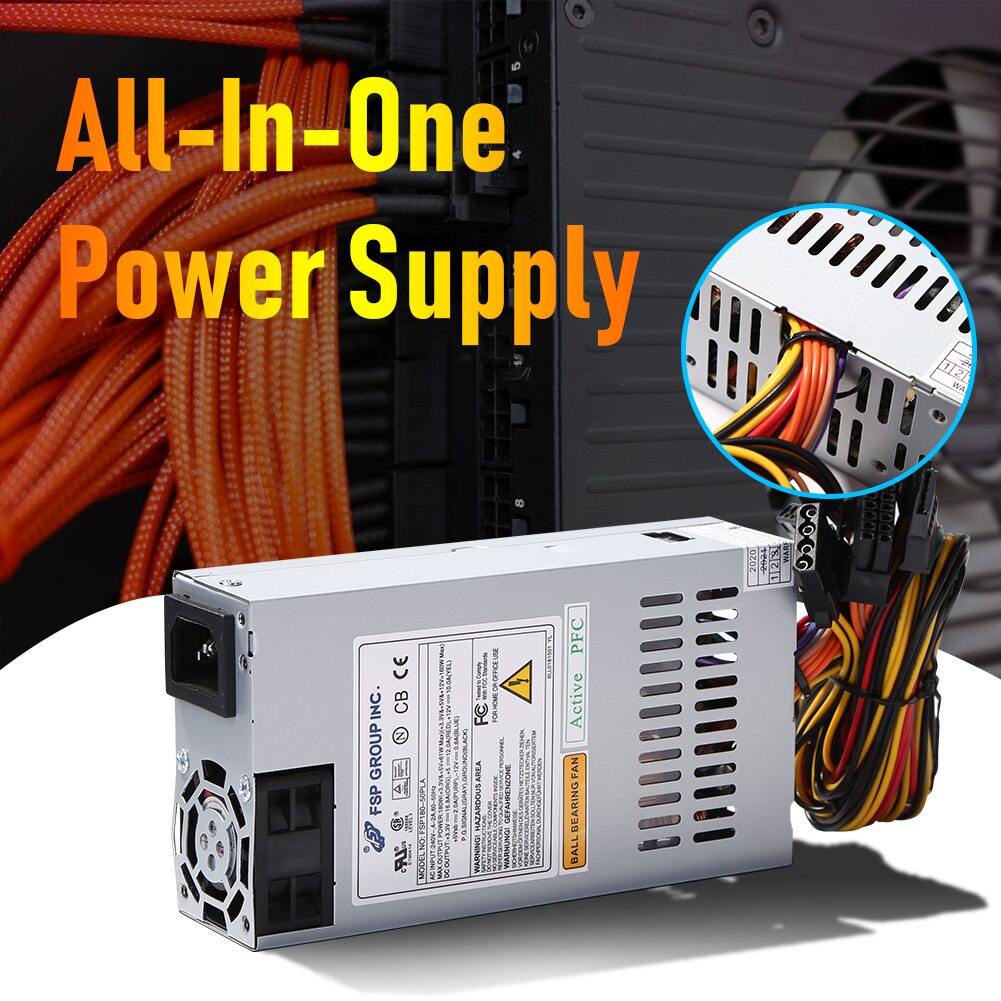 Power Supply Unit for ASUS FSP100-50GUB FSP180-50PLA FSP200-50AP FSP250-50CI PSU 160W Desktop Power Brick 14Pin