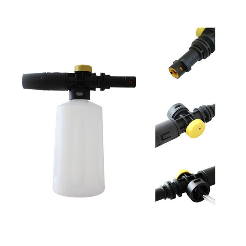1pc bubbelskum biltvättpistol högtrycksskumtvättpistol biltvätt gängad hålpistol för karcher k-serien lavour vax comet bs