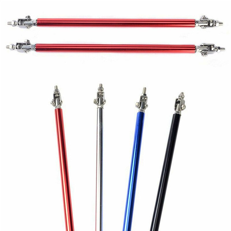 2Pcs 150mm 200mm Car Front Rear Frame Bumper Lip Protector Adjustable Rod Splitter Strut Tie Bar Support Bumper Splitter