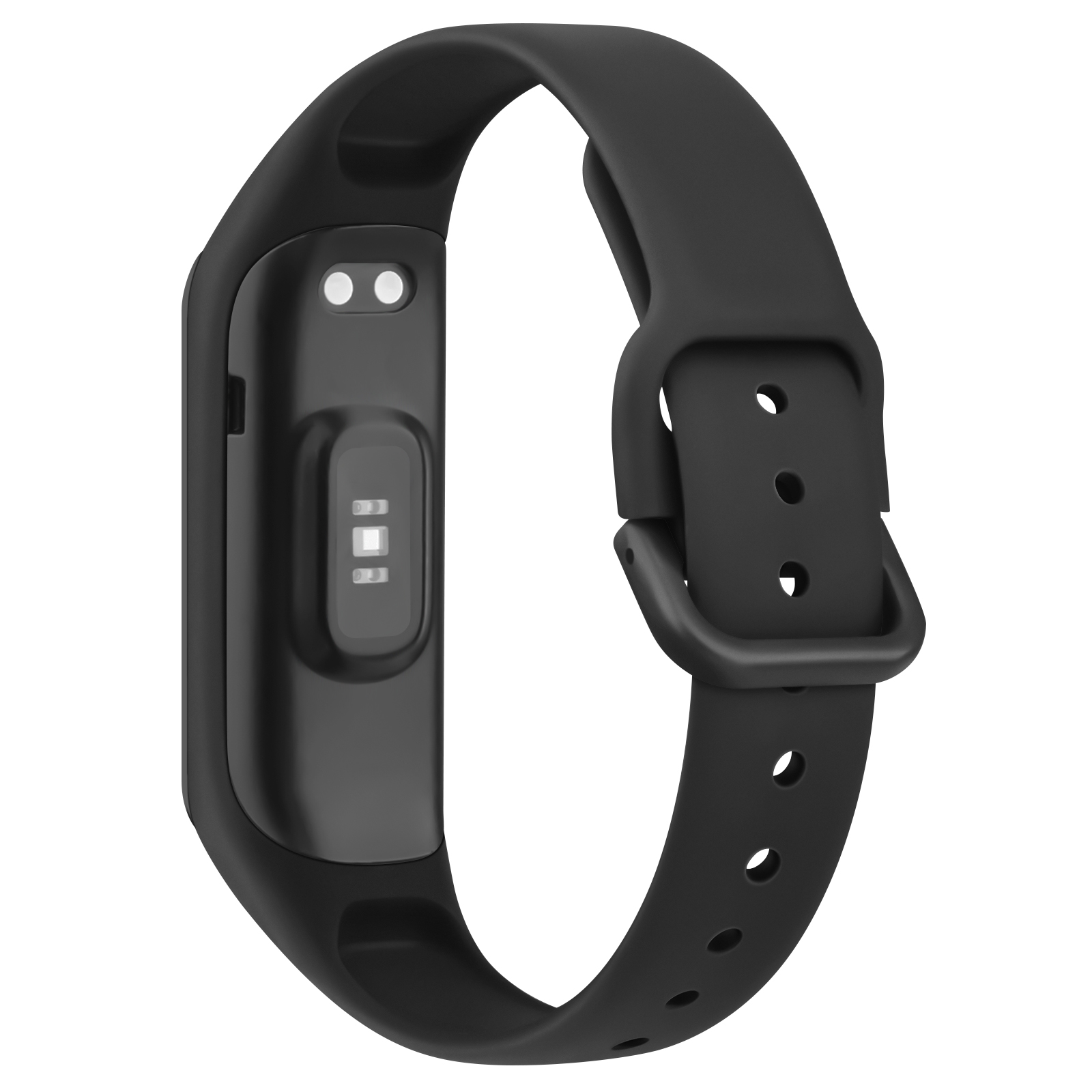 Miękki silikonowy pasek do Samsung Galaxy Fit 2 Wymiana bransoletki z paskiem do Samsung Galaxy Fit 2 Pasek do zegarka Opaska na nadgarstek: Black Yellow