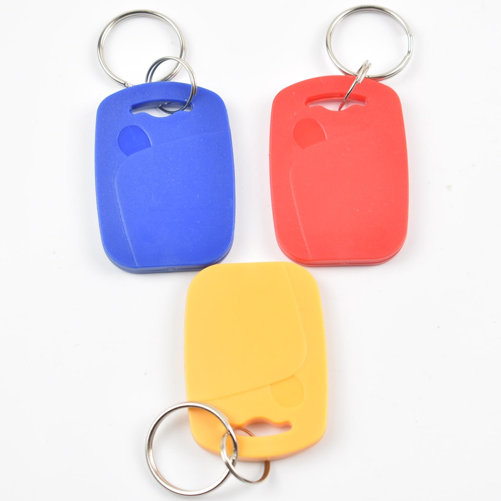 10pcs/Lot 125Khz Proximity RFID EM4305 T5577 Smart Card Read and Rewriteable Token Tag Keyfobs Keychains Access Control