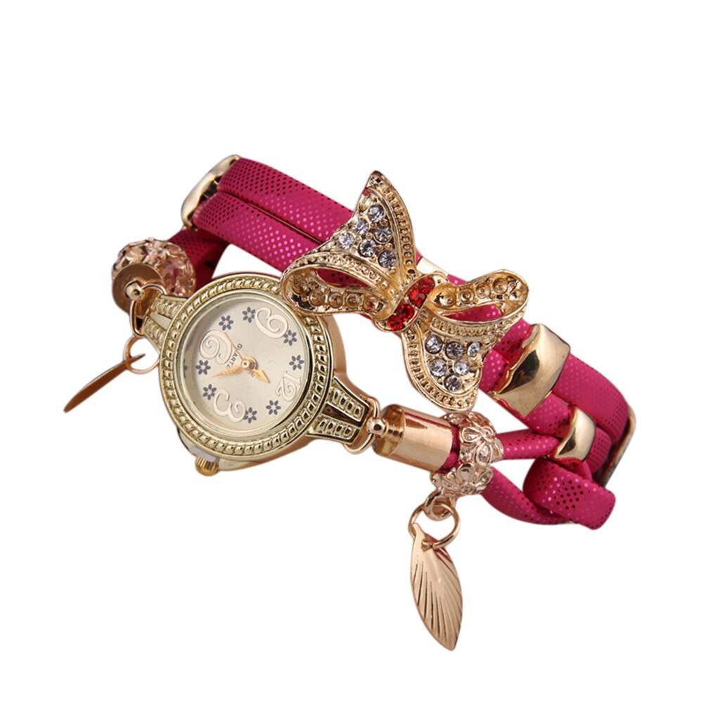 Vrouw Horloges Horloges Vlinder Retro Strass Armband Horloges Vrouwen Mooie Bruiloft Quartz Horloges Relogio Feminino # CN20: E