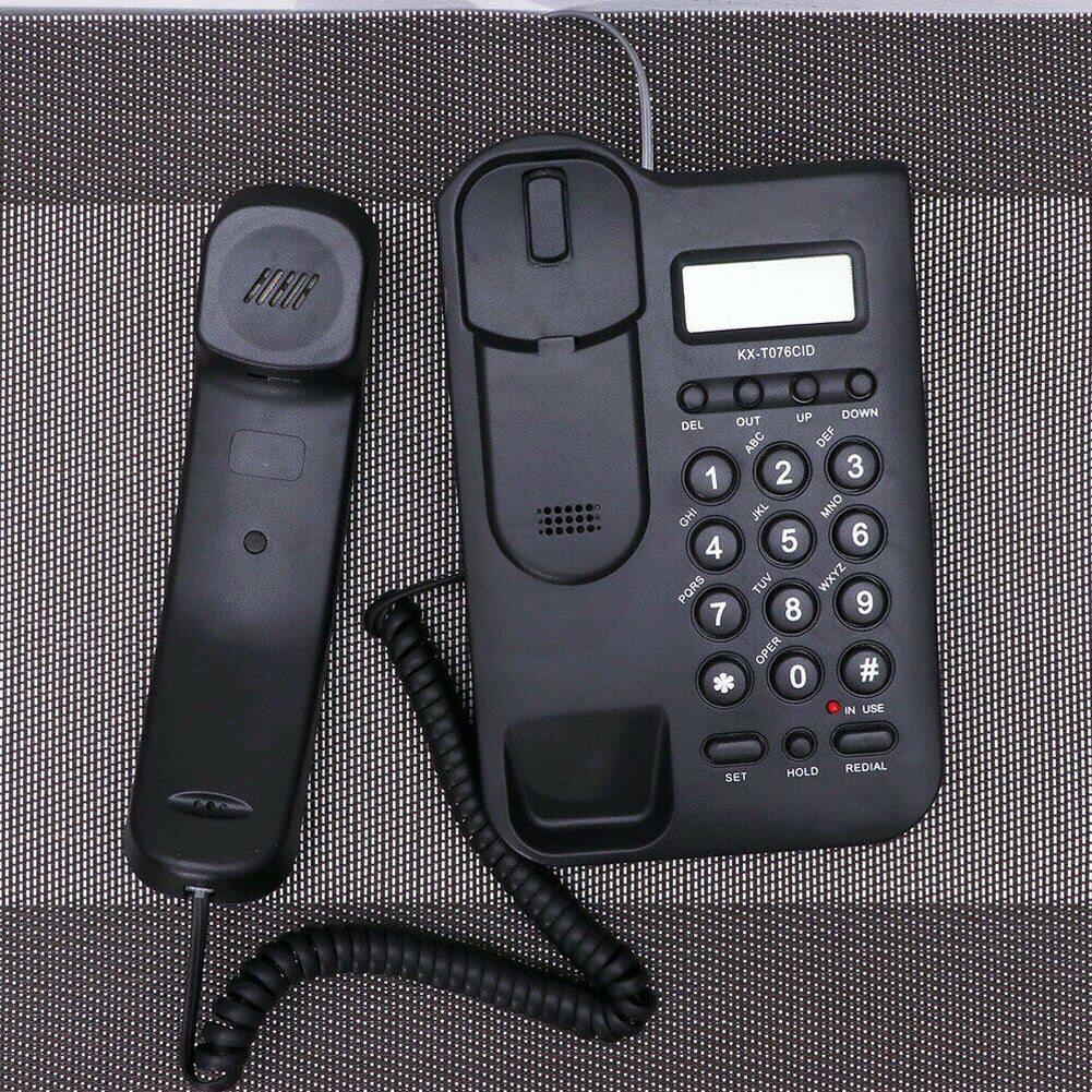 For Elderly Wall Mount Hotel Intercom Cordless Home Office Call Wireless Landline Telephone Portable ID Display Business English