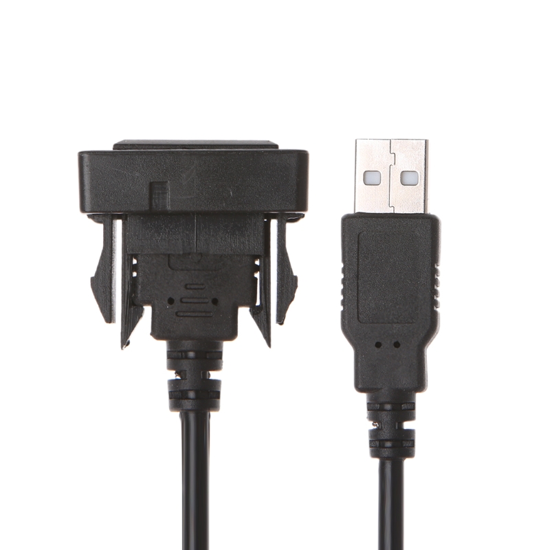 AUX USB Port Cable 12-24V Cord Wire USB Charging Adapter for Toyota Vios/Corolla 87HE