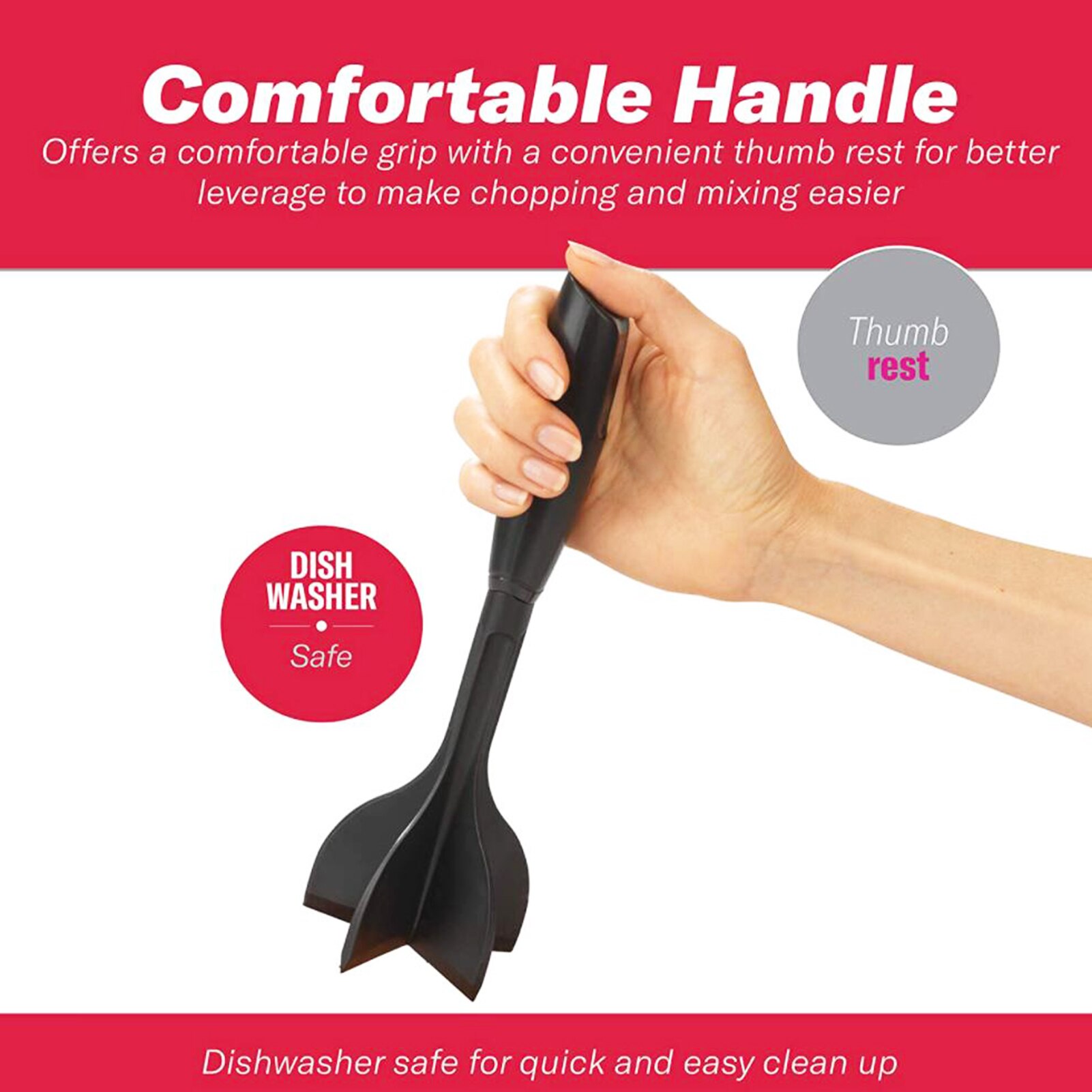 5-Blade Hamburger Meat Chopper Kitchen Stirring Tools Cooking Baking Accessories