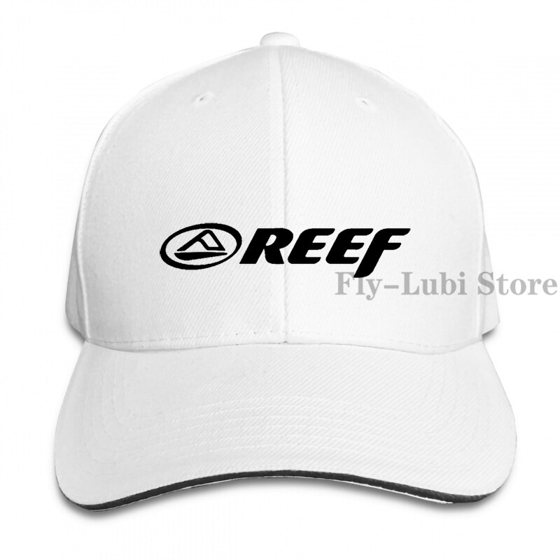 Logo aziendale s Reef Surf berretto da Baseball uomo donna Trucker Cappelli di modo cappuccio regolabile: 1-White