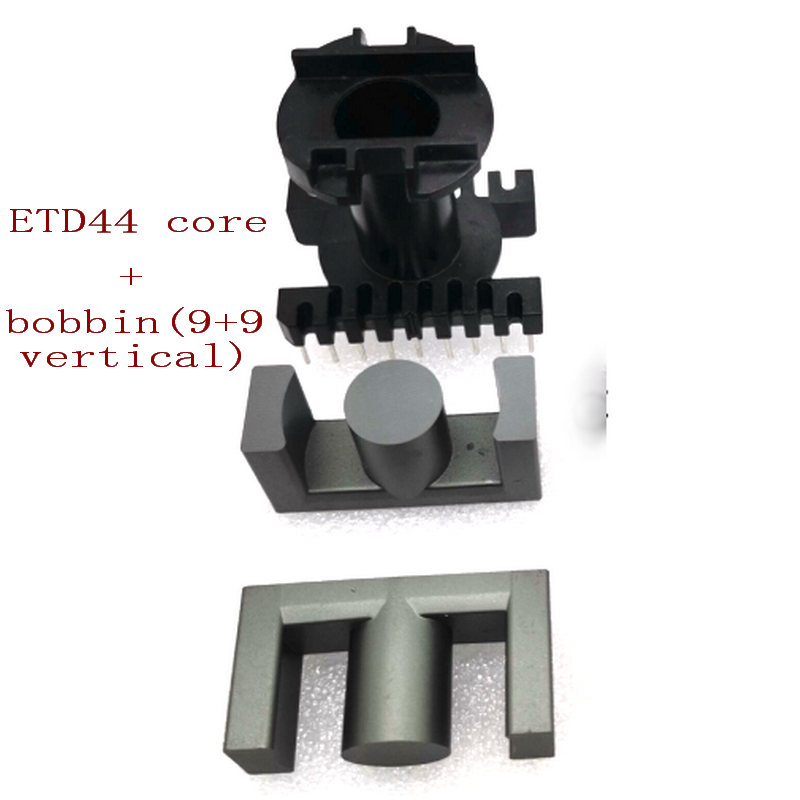 5 Sätze ETD42 EC42 ER42 ETD44 ER44 EC44 Ferritkern + Spule Magnetische Mn-Zn PC40 Anti-Interferenz für Transformator-Induktor: Orange
