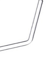 Codo de vidrio, conducto de vidrio, tubo en T, tubo en Y, 60 grados, 90 grados, codo de 120 grados, tubo de vidrio de laboratorio químico: 120 angle   7-8mm