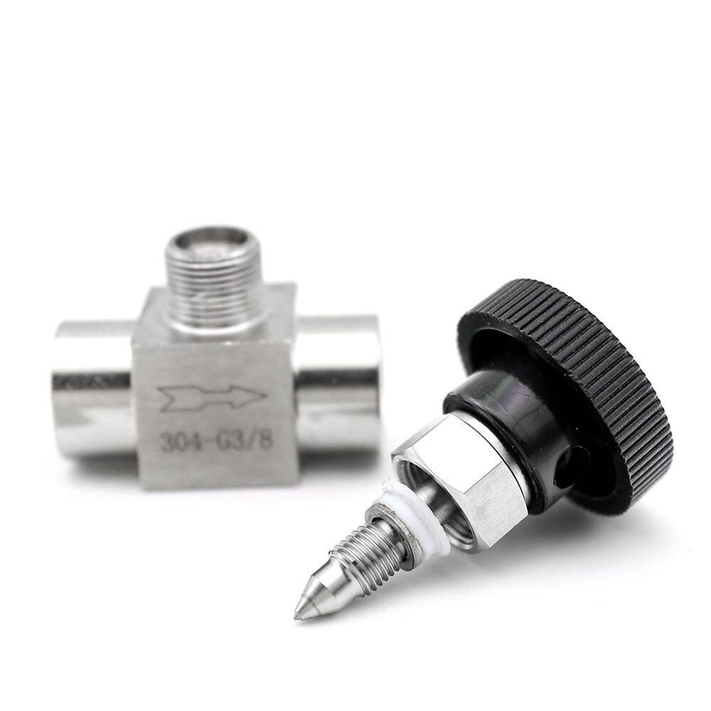 1/8" 1/4" 3/8" 1/2" BSP NPT Stainless Steel Female SS 304 Tube Shut Off Flow Control Adjustable Needle Valve For Water Gas Oil