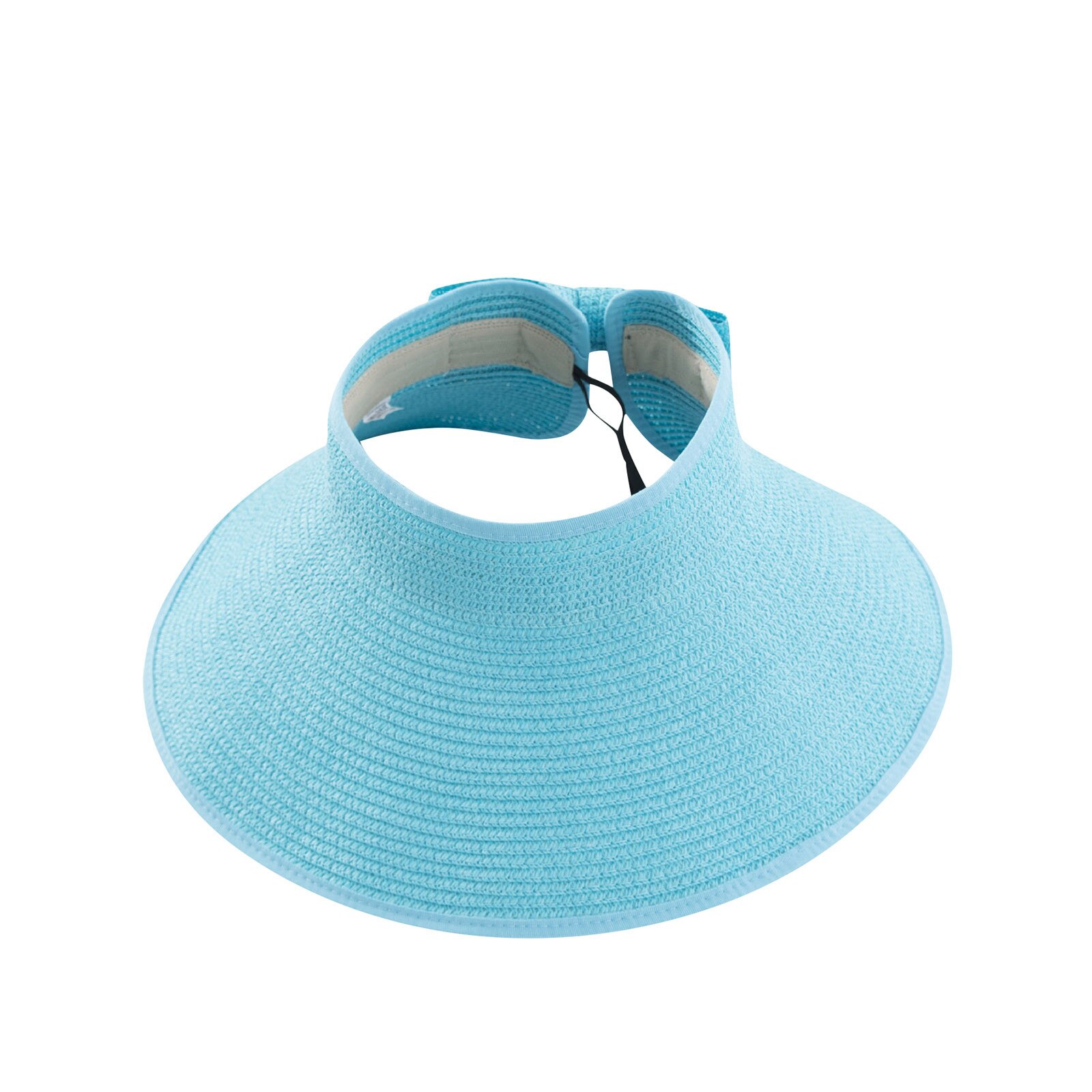 Foldable Wide Brim Floppy Girls Straw Hat Sun Hat Beach Women Simple Summer Hat Uv Protect Travel Cap Lady Cap Female L5: A