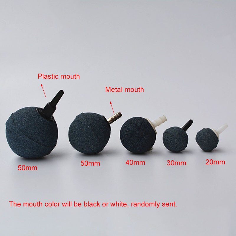 1PC 2cm/3cm/4cm/5cm Aquarium Bubble Stone Aerator Fish Tank Pump Hydroponic Oxygen Plate Round Stones Mini acuario accesorio