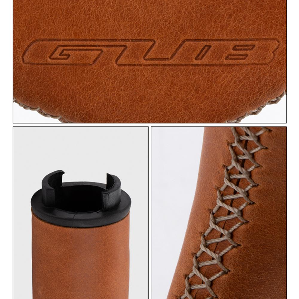 Ergonomic Bike Handlebar Grips - Non-Slip Rubber Grips With Aluminum Lock For E-Bikes & Scooters