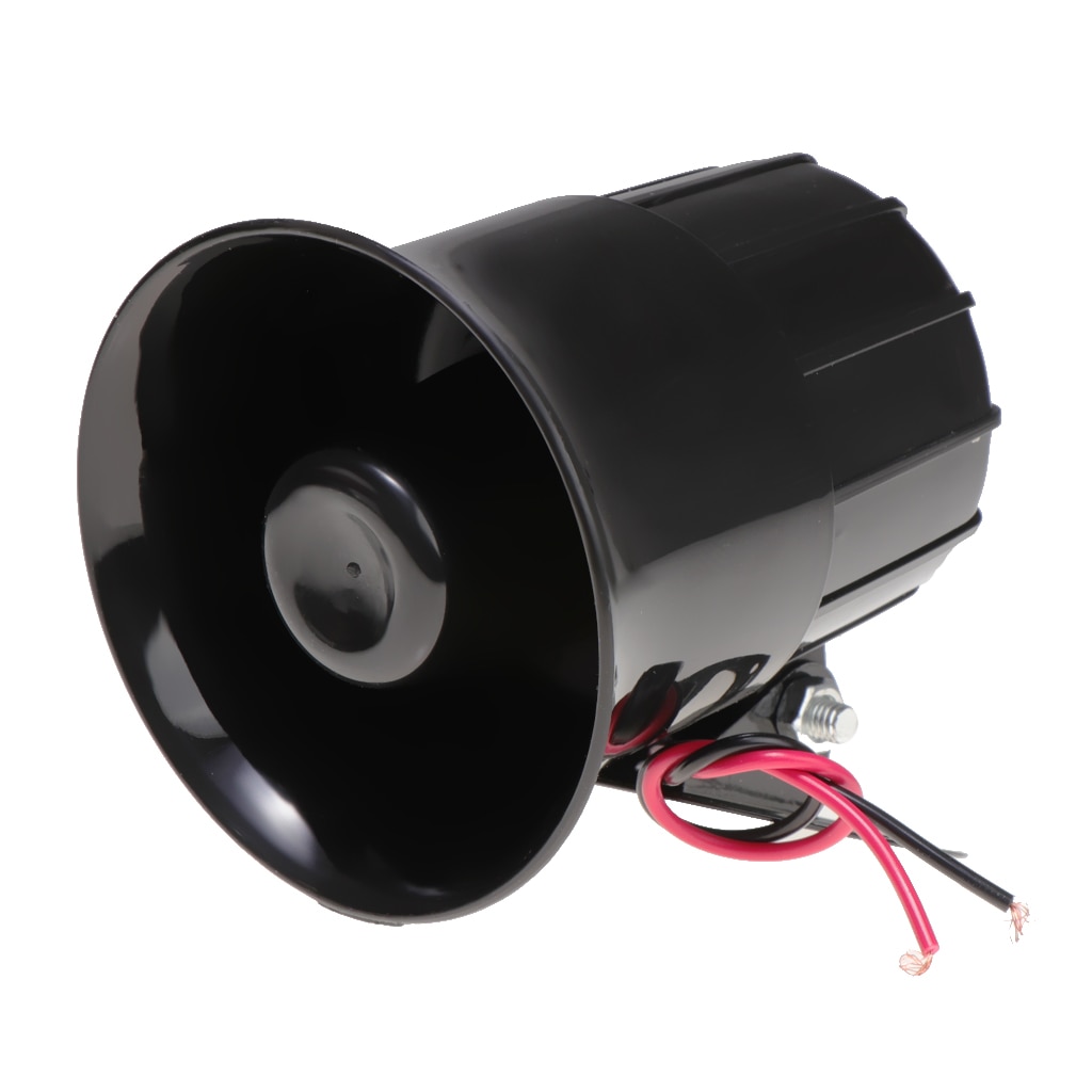 12V Car Alarm 6 Tone Sound Siren Horn PA System 110db Super Loud SUV Motor