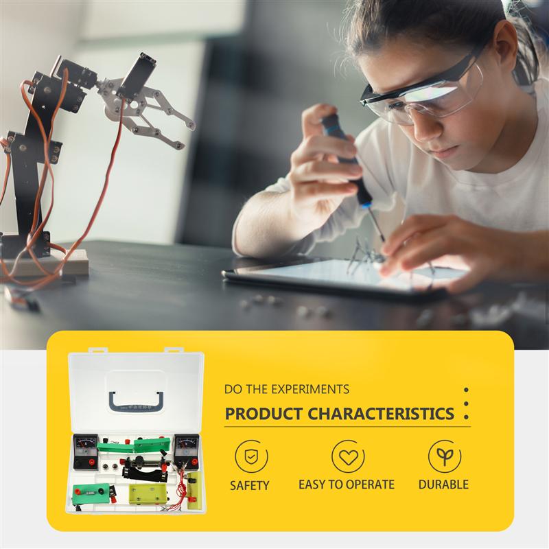 1Set Physics Experiment Equipment Electricity Learning Kit Physics Teaching Aids