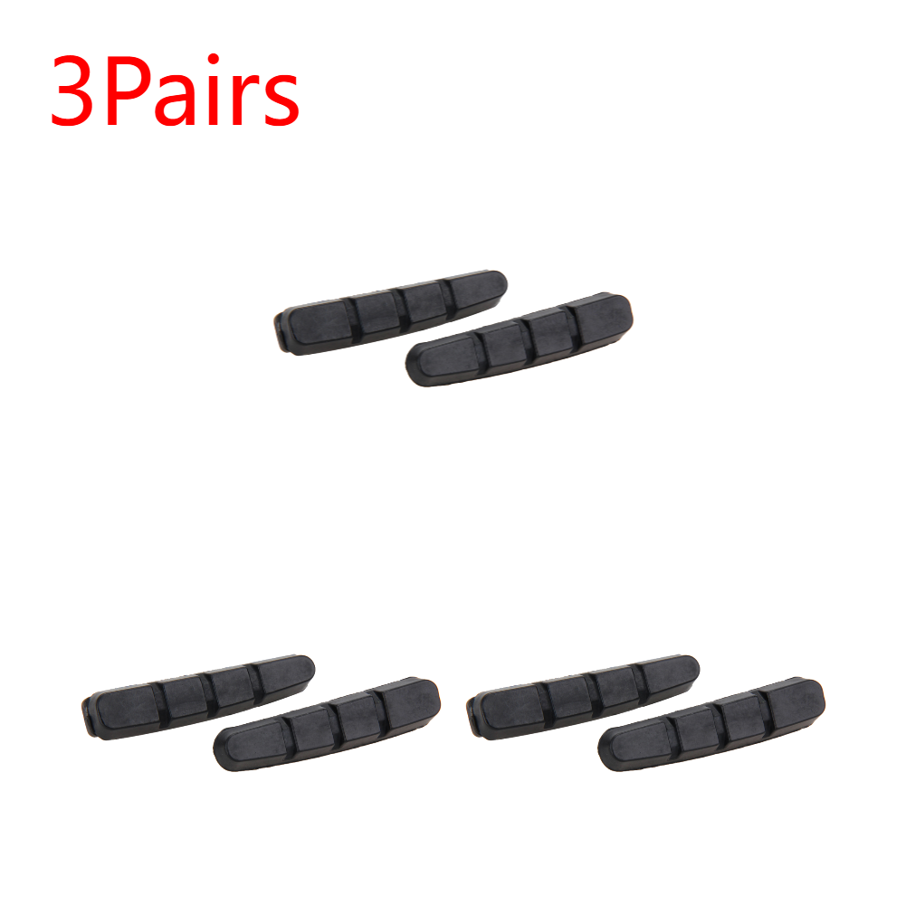 1-10 paar racefiets remblokken schoenen voor lichtmetalen velgen Dura Ace Ultegra 105 fiets v remschoen duurzaam rubber fietsremgereedschap: Rood