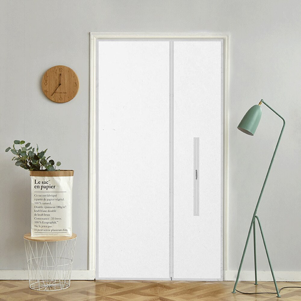 Zipper Screen Air Plug Door Extension Curtain Window Sealing Alternative 210 X 90 Cm Home & Living Mosquito Net Magnetic