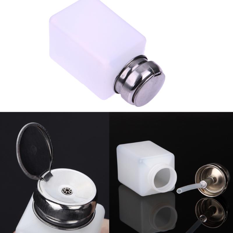 Pompe vide pour désinfecter, 200ML, liquide, à pression pour enlever le vernis à ongles, nettoyant, distributeur, récipient rechargeable de maquillage, supérieure