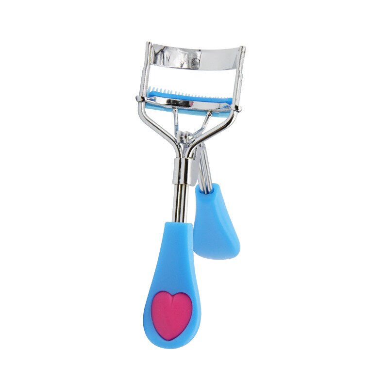 1pc Women Lady Eyelash Curler With Comb Supplementer Clip Nature Curl Eye Lash Eyelash Tweezers