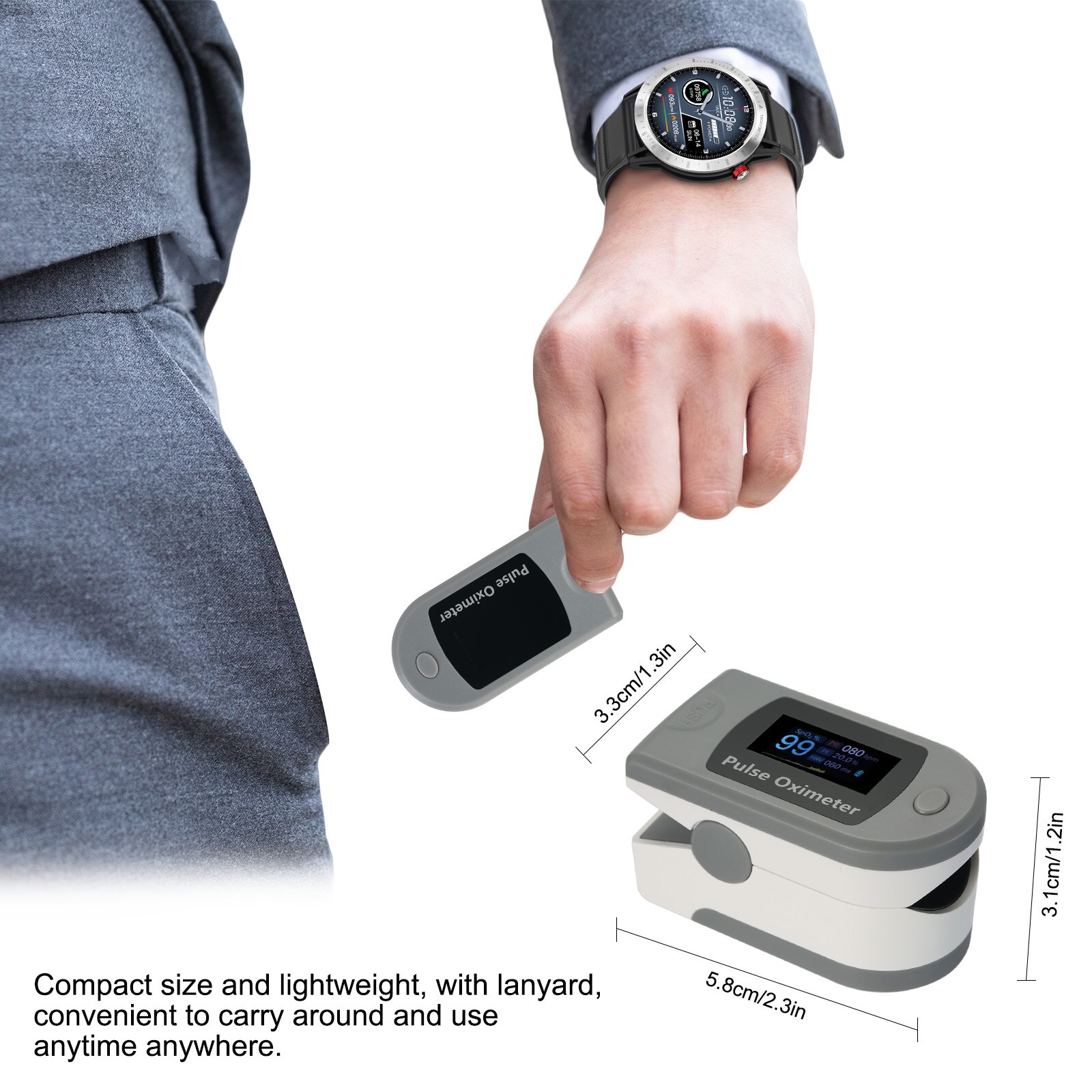 Smart Vinger Oxymetrie Bluetooth Conection App Lezen Data Finger Clip Hartslagmeter Zuurstof Meter Oled-display Pulsoximeter