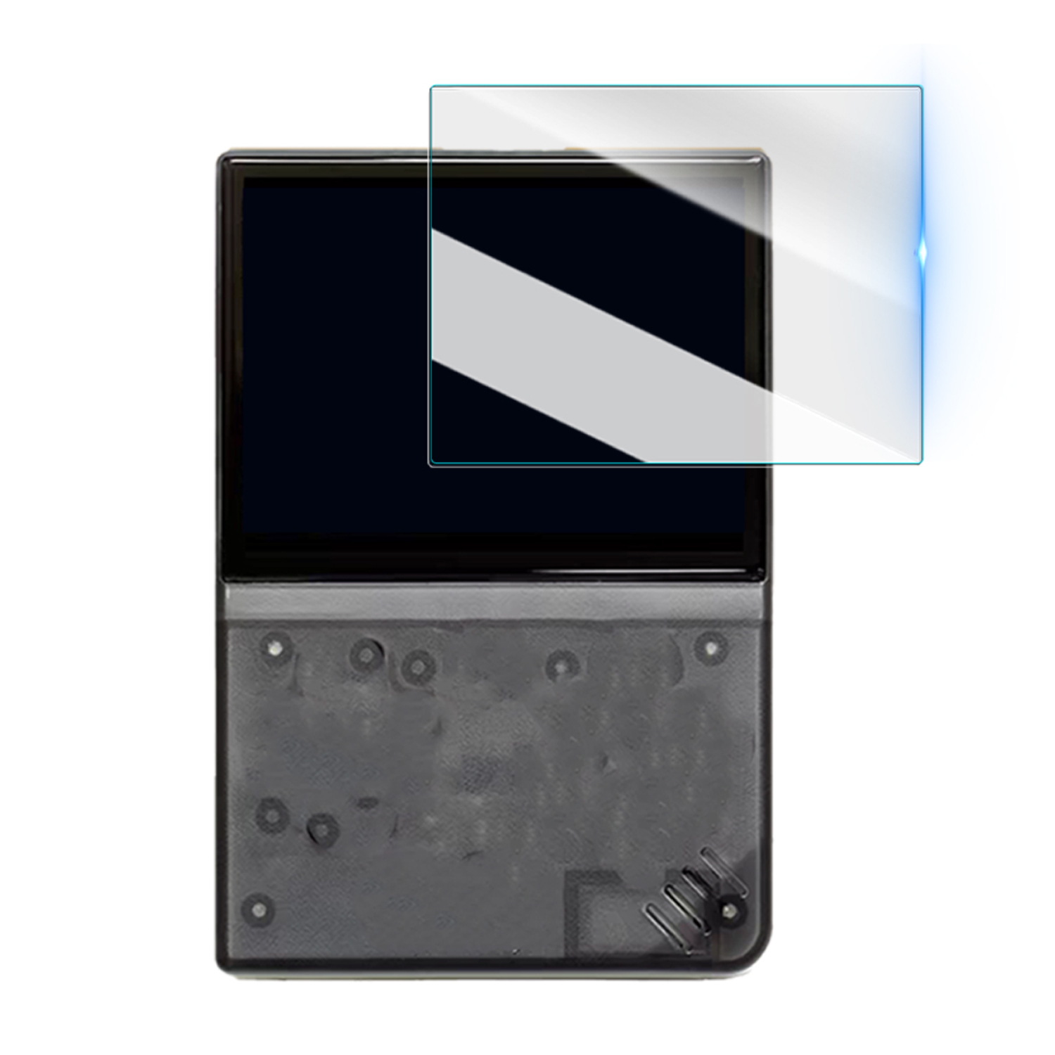 Tempered Glass Screen Protectors for Miyoo Mini Flip Game Console High Definition Hardness Protective Films for MIYOO Mini Flip: Bundle 1