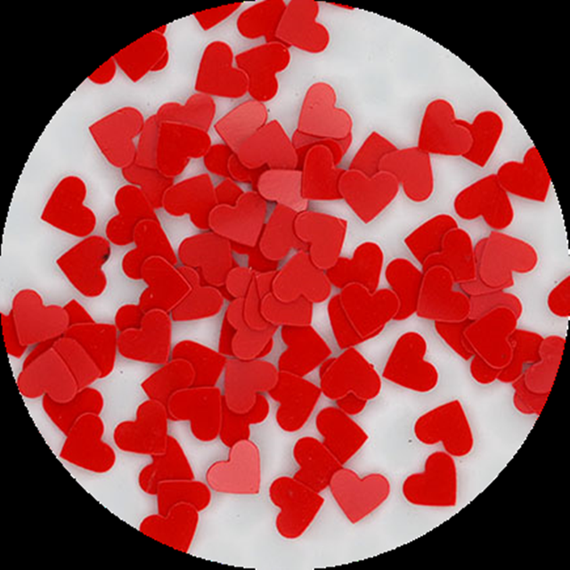 Bêche à paillettes 10g 5mm, diamant, cœur, Club, couture, Scrapbooking, artisanat de décoration de noël, accessoires Confettin: heart / 50g