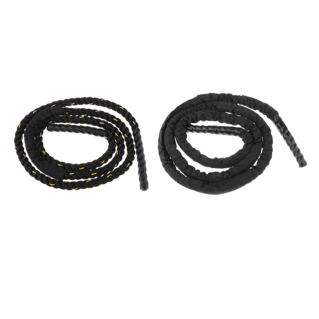 Heavy Weighted Jump Rope Jumprope 9.8ft Training Equipment Battle Power Rope Skipping Rope for Fitness Exercise Workout Training