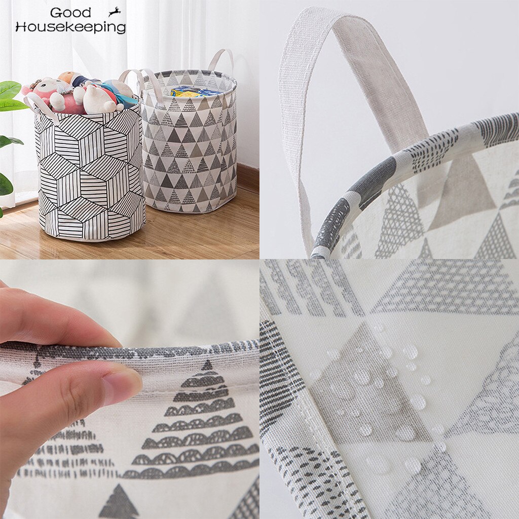 Huishoudelijke Stof Vuile Wasmand Vuile Wasmand Vouwen Kleding Opslag Mand Opslag Emmer Wasmand